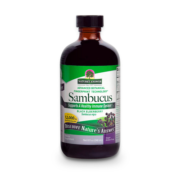 Homeopathic Products Nature's Answer Sambucus Elderberry Extract hero