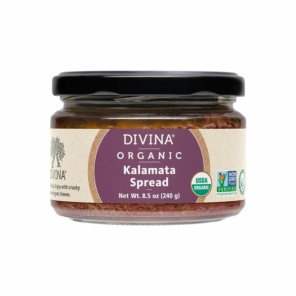 Pasta Sauce Divina Organic Kalamata Olive Spread hero