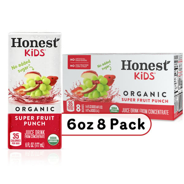 Juice & Nectars The Honest Company Kids Super Fruit Punch Cartons hero