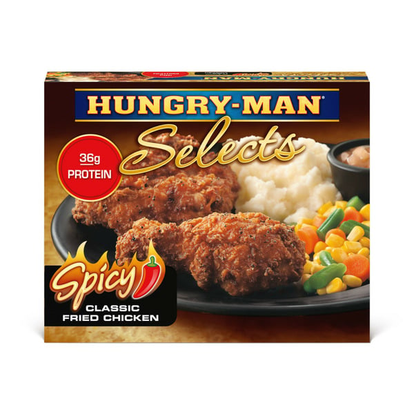 Frozen Meals Hungry-Man Spicy Classic Fried Chicken, Frozen Meal hero