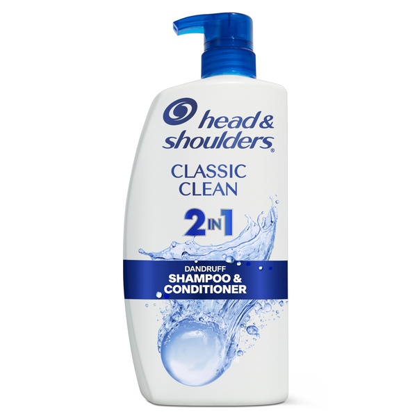 Hair Care Head & Shoulders 2 in 1 Dandruff Shampoo and Conditioner, Classic Clean hero