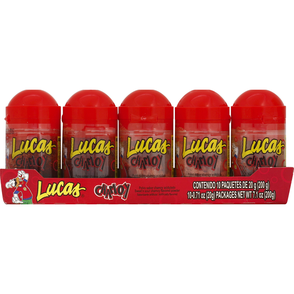 Latino Foods Lucas Powder, Sweet'n Sour Chamoy Flavored hero