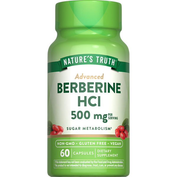 Hair Care Nature's Truth Berberine Veggie Capsules hero