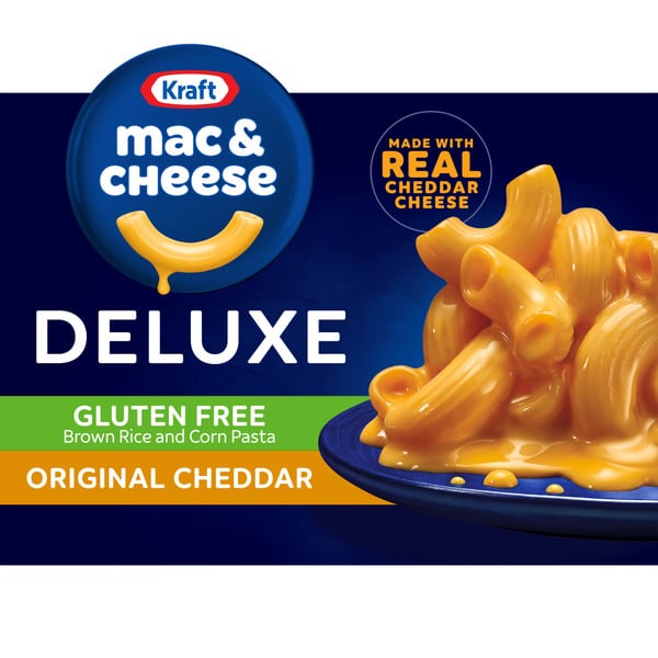 Kraft Deluxe Gluten Free Mac & Cheese Dinner hero