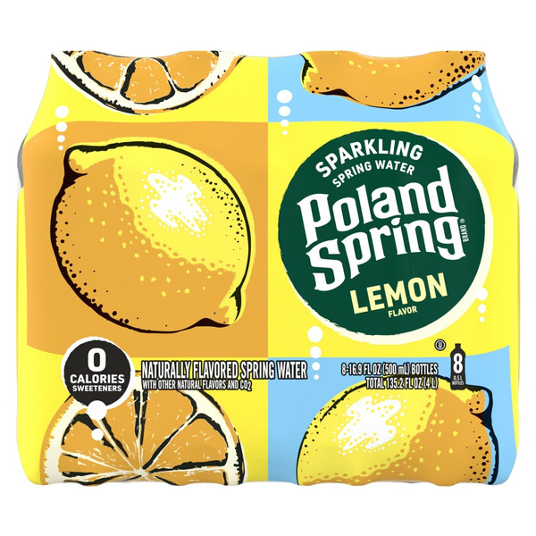 Water, Seltzer & Sparkling Water Poland spring Sparkling Water, Lively Lemon hero