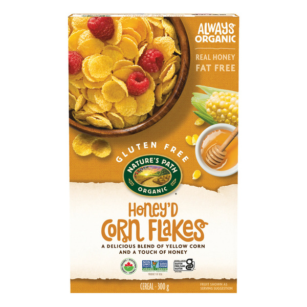 Cereal Nature's Path Honey'D Corn Flakes hero