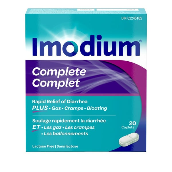 Vitamins & Supplements IMODIUM Complete Diarrhea Relief Loperamide Hydrochloride Caplets hero