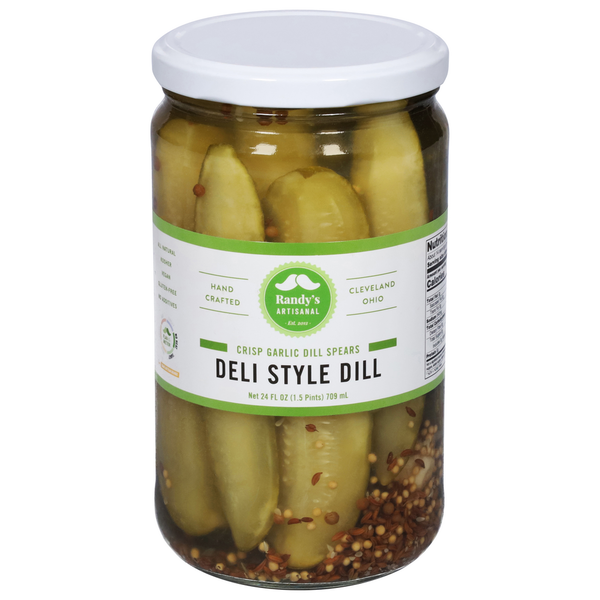 Pickled Goods & Olives Randy's Artisanal Dill Spears, Crisp Garlic, Deli Style hero