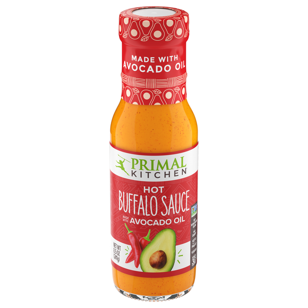 Condiments Primal Kitchen Hot Buffalo Sauce hero