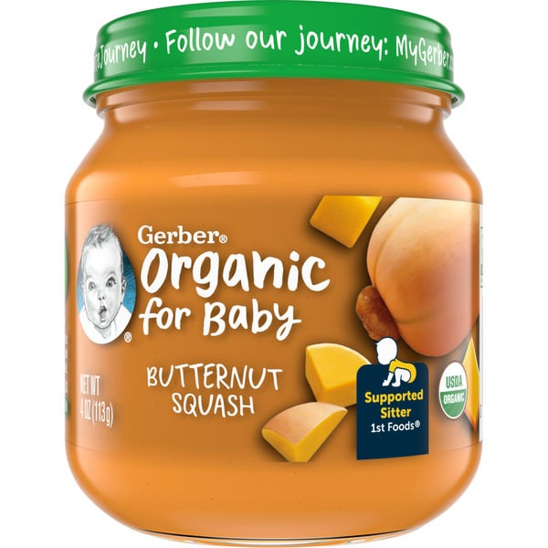 Baby Food & Formula Gerber Baby Food Butternut Squash Jar hero