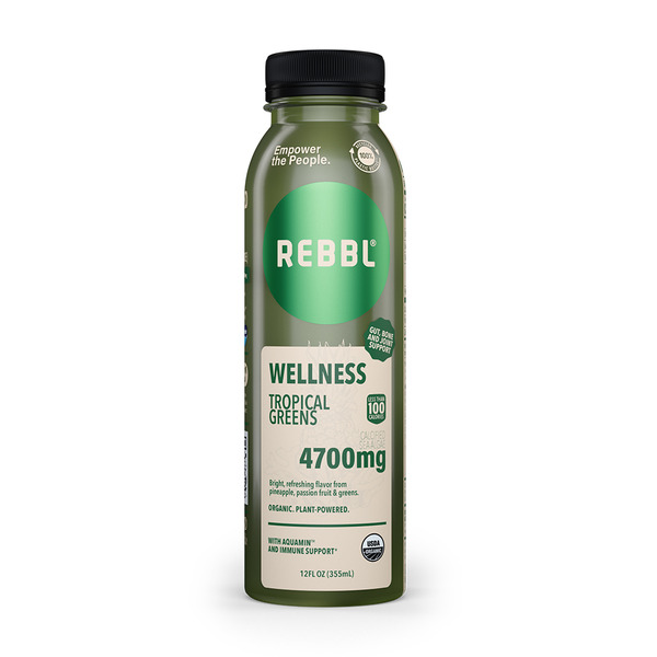 Refrigerated REBBL Wellness Tropical Greens hero