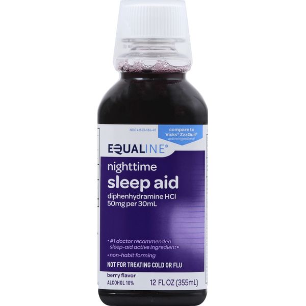 Stress & Sleep Aids Equaline Sleep Aid, Nighttime, Berry Flavor hero