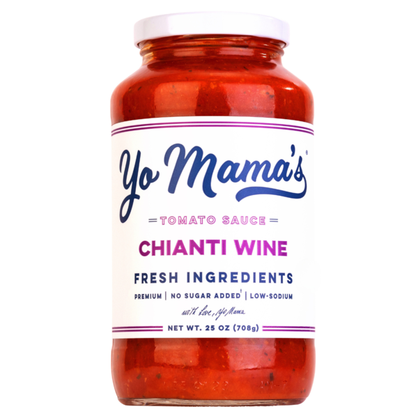 Pasta Sauce Yo Mama's Foods Chianti Wine Sauce hero