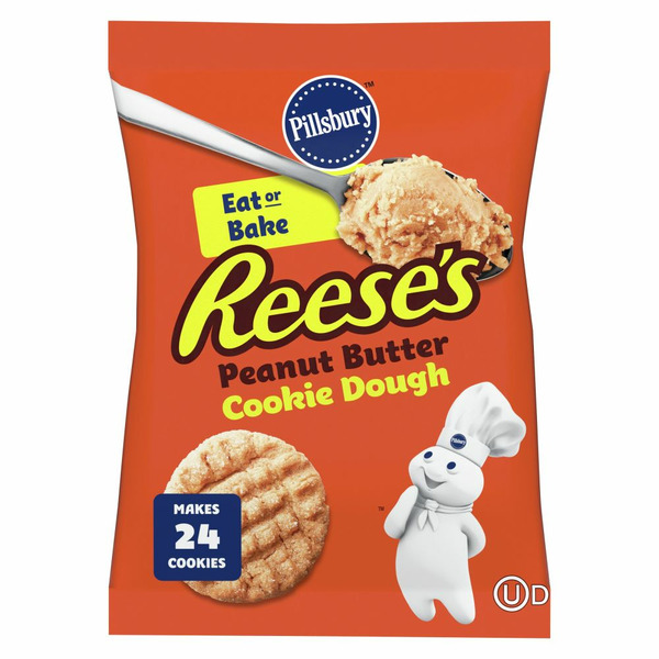 Refrigerated Pudding & Desserts Pillsbury Ready to Bake™ Reese Peanut Butter Cookie Dough hero