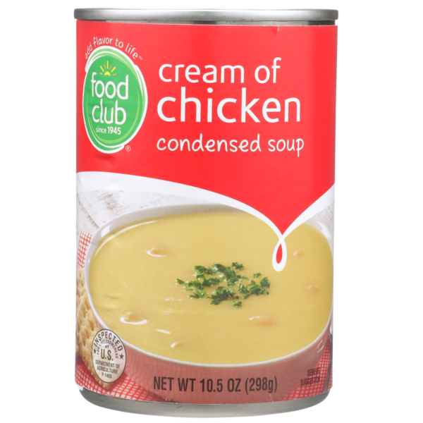 Soup, Broth & Bouillon Food Club Cream Of Chicken Condensed Soup hero