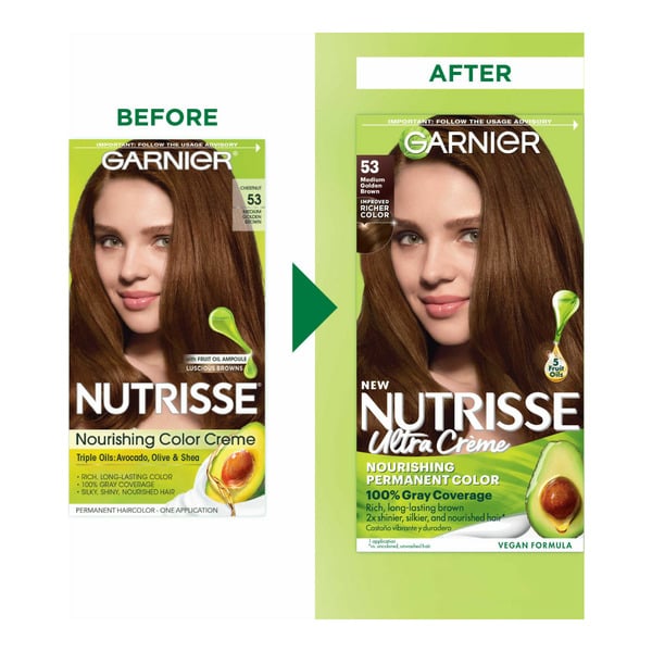 Hair Care Garnier Nourishing Hair Color Creme, 53 Medium Golden Brown (Chestnut) hero