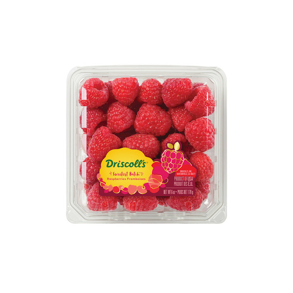 Packaged Vegetables & Fruits Driscoll's Sweetest Batch Raspberries hero