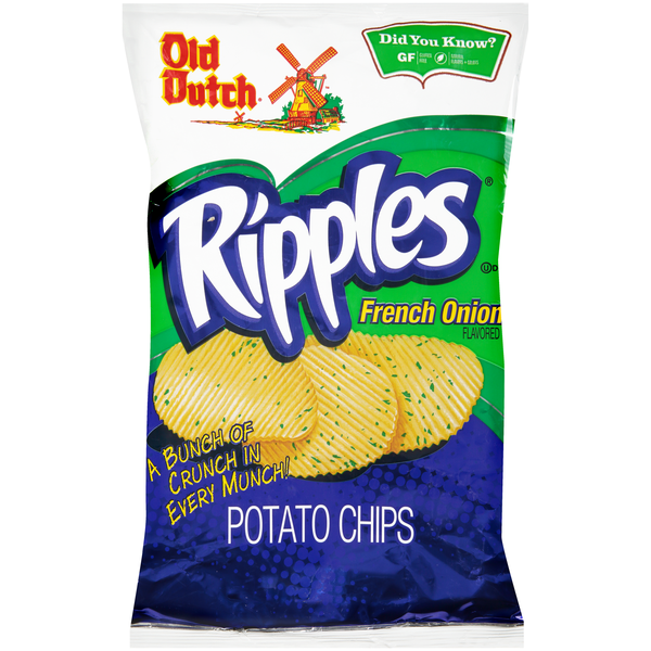 Chips & Pretzels Old Dutch French Onion Potato Chips hero