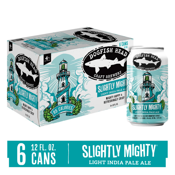 Craft Beer Dogfish Head Slightly Mighty Lo-Cal IPA Beer hero