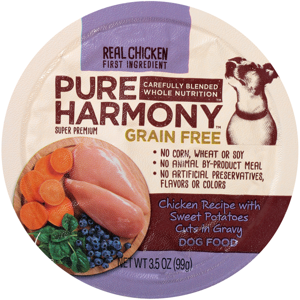 Small Animal Care Pure Harmony Grain Free Chicken Recipe With Sweet Potatoes Cuts In Gravy Dog Food hero