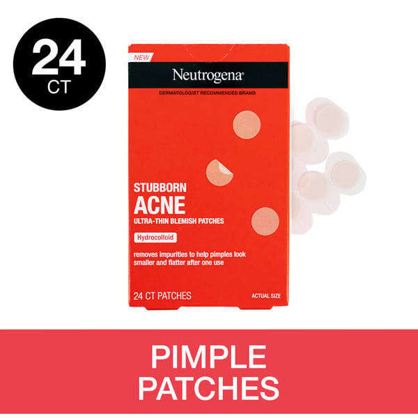 Neutrogena Stubborn Acne Hydrocolloid Acne Treatment Patches hero