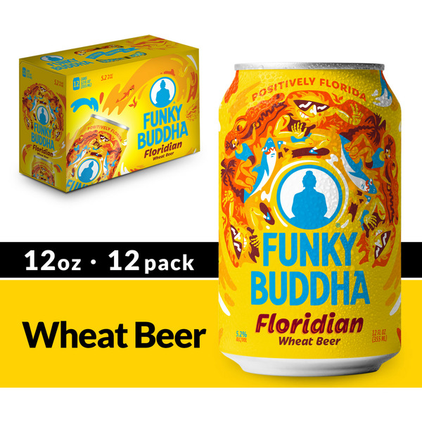 Beers & Coolers Funky Buddha Floridian Wheat Craft Beer Cans hero