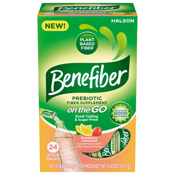 Digestion Benefiber On the Go Stick Packs hero