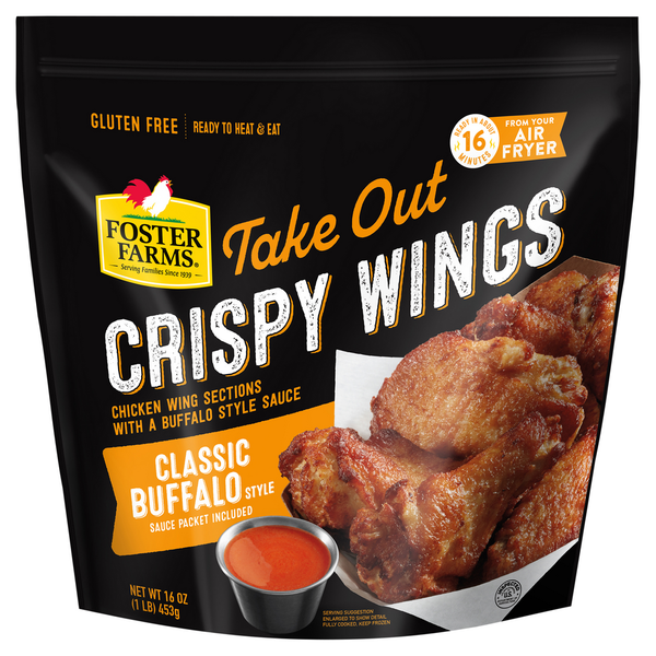 Frozen Meat & Seafood Foster Farms Chicken Wings hero