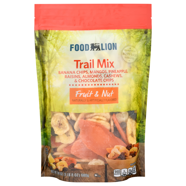 Nuts, Seeds & Dried Fruit Food Lion Trail Mix, Fruit & Nut hero