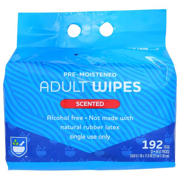 Adult Care Rite Aid Adult Wipes, Scented - hero