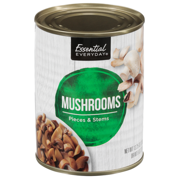 Canned & Jarred Vegetables Essential Everyday Mushrooms, Pieces & Stems hero