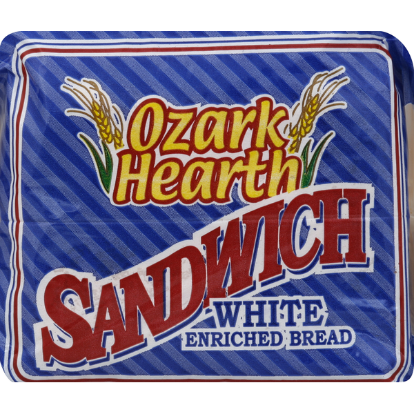 Bread Ozark Hearth Bread, White Enriched, Sandwich hero