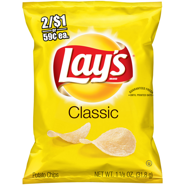 Chips & Pretzels Lay's Classic Potato Chips hero