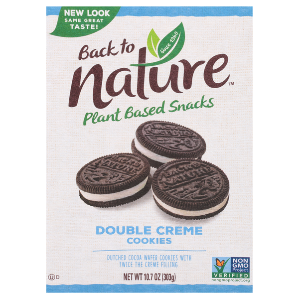 Cookies & Cakes Back to Nature Cookies, Double Creme hero