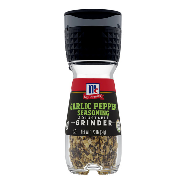 Spices & Seasonings McCormick® Garlic Pepper Seasoning Grinder hero