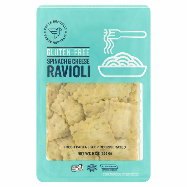 Taste Republic Gluten-free Spinach & Cheese Ravioli hero