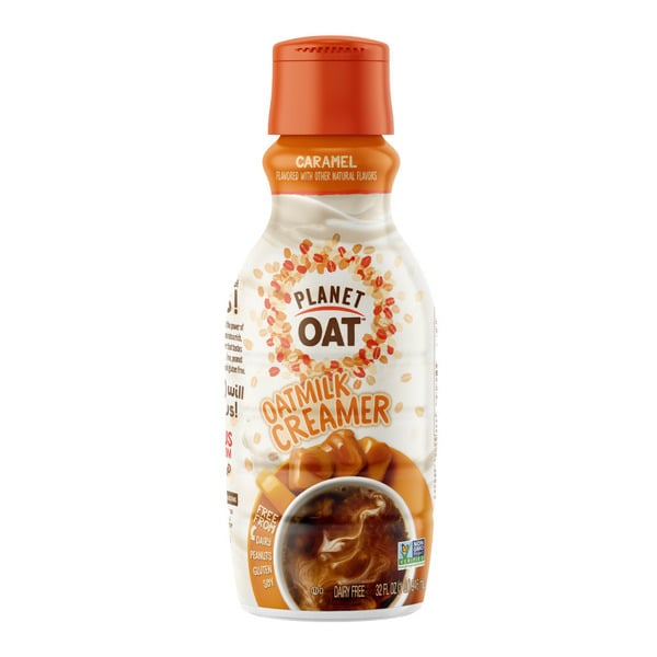 Creamers Planet Oat Caramel Coffee Creamer hero