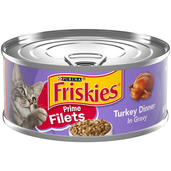 Cat Food & Care Purina Friskies Gravy Wet Cat Food, Prime Filets Turkey Dinner hero