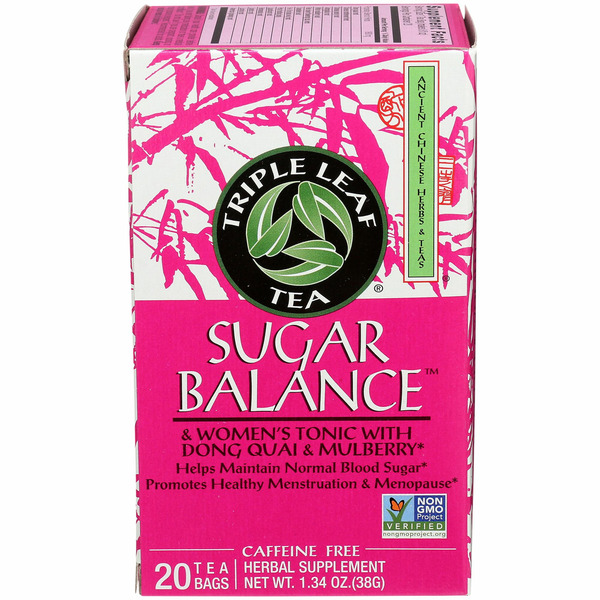 Herbal Teas Triple Leaf Sugar Balance & Women's Tonic Tea hero