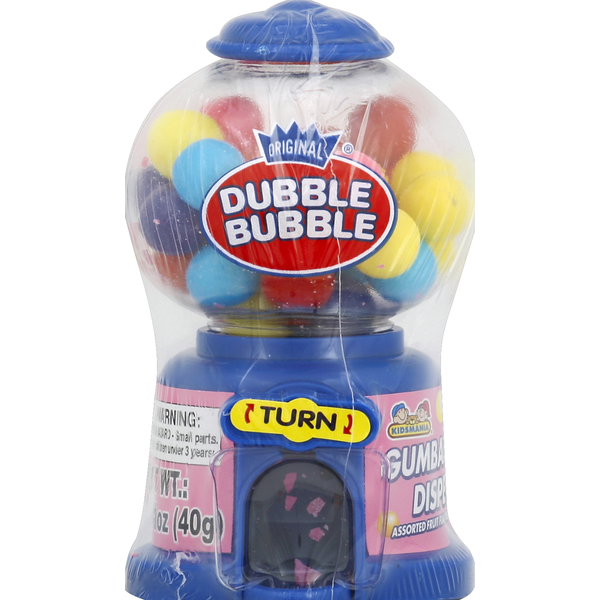 Candy & Chocolate Dubble Bubble Gumball Dispenser, Original hero