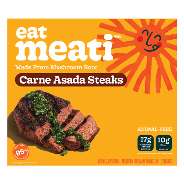 eat meati Carne Asada Steaks, 2-pack hero