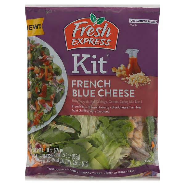 Fresh Express Salad Kit, French Blue Cheese hero