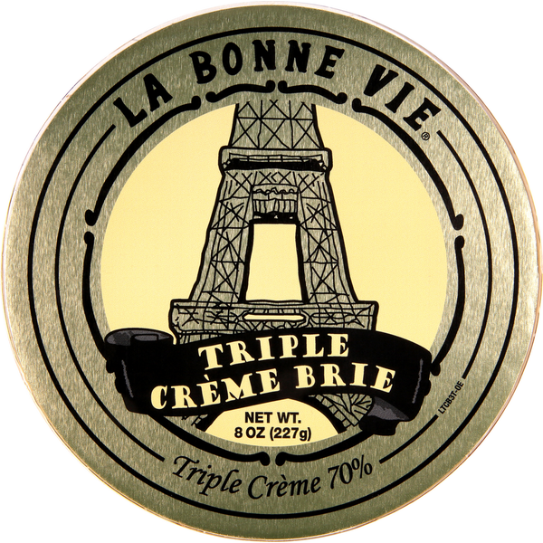 Specialty Cheeses La Bonne Vie Cheese, Triple Creme Brie hero