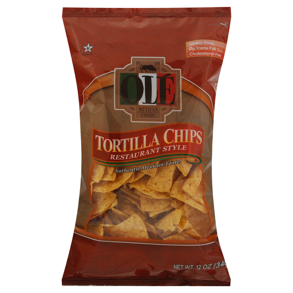 Olé Mexican Foods Tortilla Chips, Restaurant Style hero