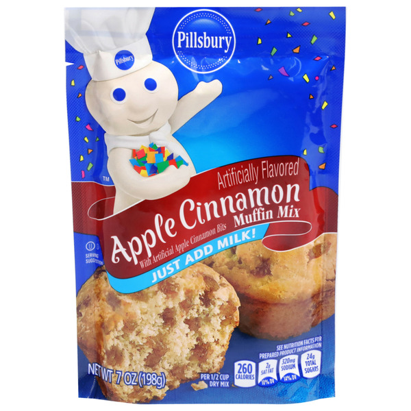 Doughs, Gelatins & Bake Mixes Pillsbury Apple Cinnamon Muffin Mix hero