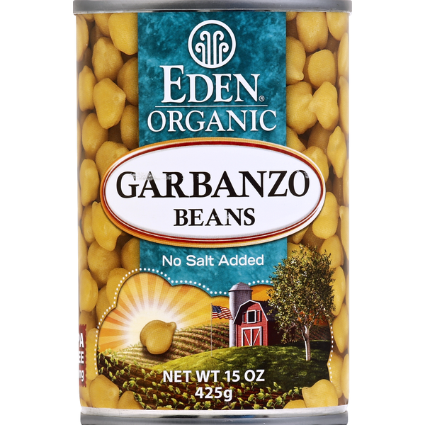 Canned Meat, Seafood & Beans Eden Foods Organic Garbanzo Beans, No Salt Added hero