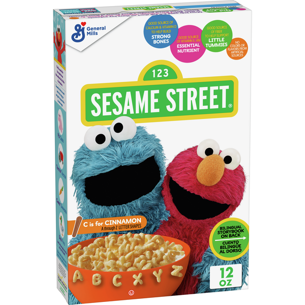 Cereal Sesame Street Breakfast Cereal, Cinnamon hero