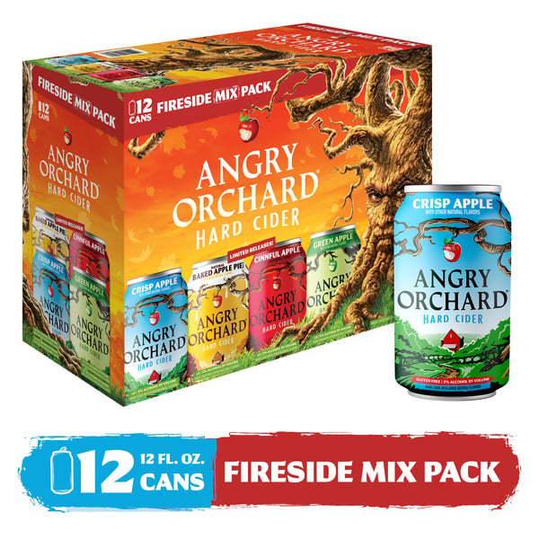 Hard Cider Angry Orchard Hard Cider Seasonal Variety Pack hero