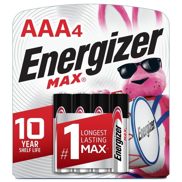 More Household Energizer AAA Batteries, Triple A Alkaline Batteries hero