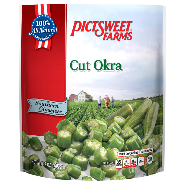 Frozen Produce Pictsweet Farms Okra, Cut hero